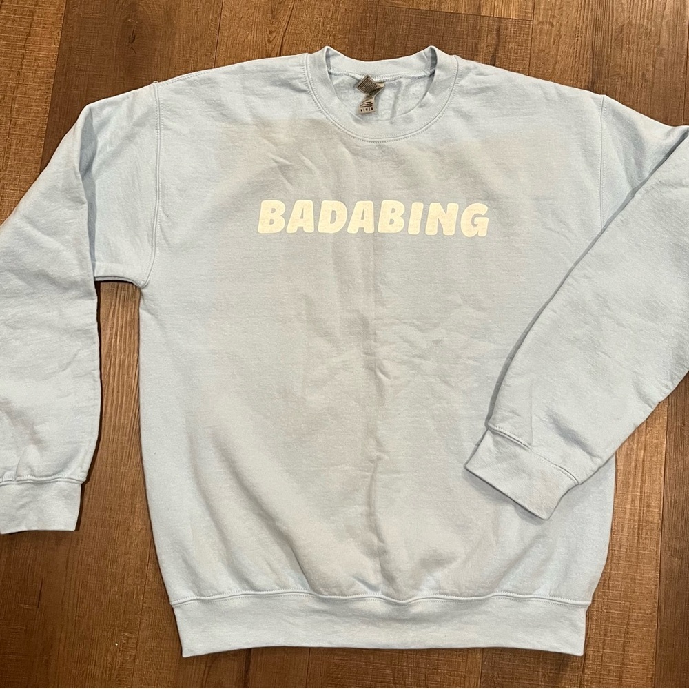 Barstool Sports Badabing Badaboom Sweatshirt, Size Medium